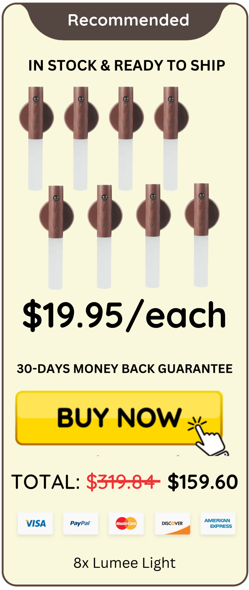 Lumee Light Package price